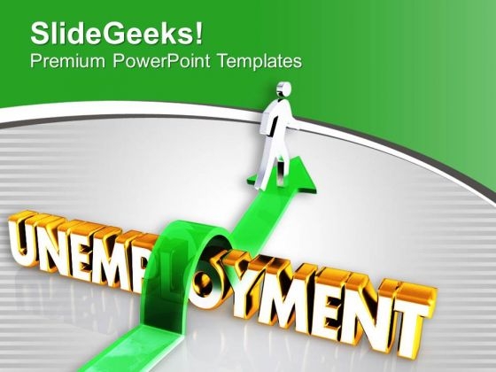 Jump The Unemployment PowerPoint Templates Ppt Backgrounds For Slides 0513 Jump The Unemployment PowerPoint Templates Ppt Backgrounds For Slides 0513