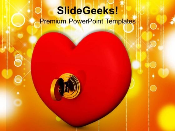 Key From Heart Valentines PowerPoint Templates Ppt Backgrounds For Slides 0213 Key From Heart Valentines PowerPoint Templates Ppt Backgrounds For Slides 0213