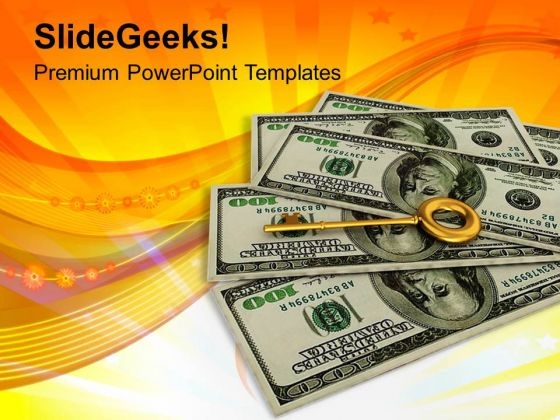 Key To Success On Dollar Notes Success PowerPoint Templates Ppt Backgrounds For Slides 0113 Key To Success On Dollar Notes Success PowerPoint Templates Ppt Backgrounds For Slides 0113