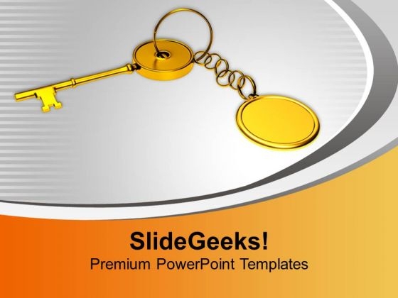 Key With Chain Security Achievement PowerPoint Templates Ppt Backgrounds For Slides 0213 Key With Chain Security Achievement PowerPoint Templates Ppt Backgrounds For Slides 0213
