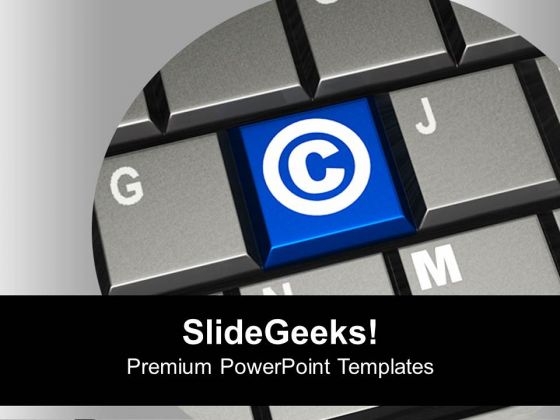 Keyboard With Copyright Symbol PowerPoint Templates Ppt Backgrounds For Slides 0213 Keyboard With Copyright Symbol PowerPoint Templates Ppt Backgrounds For Slides 0213