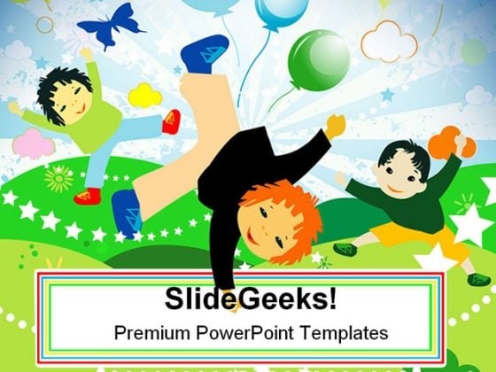 Kids Playing Holidays PowerPoint Templates And PowerPoint Backgrounds 0311 Kids Playing Holidays PowerPoint Templates And PowerPoint Backgrounds 0311