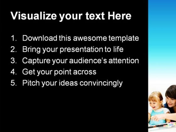 Kindergarten Education PowerPoint Template 1110 compatible ideas