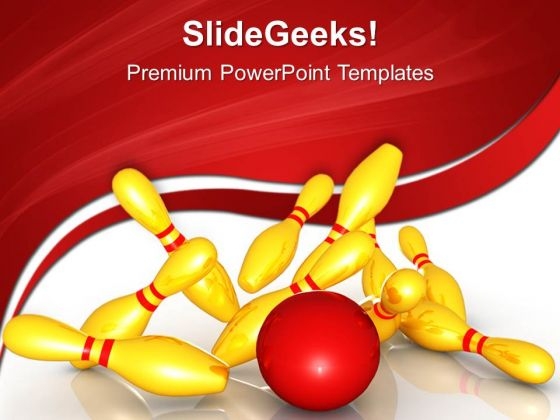 Knocking Down Pins Game PowerPoint Templates And PowerPoint Themes 0512 Knocking Down Pins Game PowerPoint Templates And PowerPoint Themes 0512