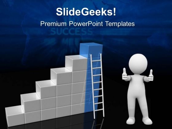 Ladder Of Success PowerPoint Templates And PowerPoint Themes 0312