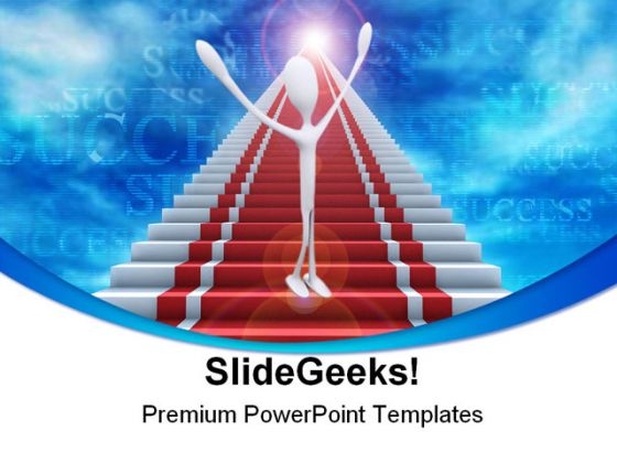 Ladder Success PowerPoint Themes And PowerPoint Slides 0711 Ladder Success PowerPoint Themes And PowerPoint Slides 0711