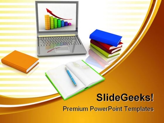Laptop And Growth Business PowerPoint Themes And PowerPoint Slides 0711 Laptop And Growth Business PowerPoint Themes And PowerPoint Slides 0711