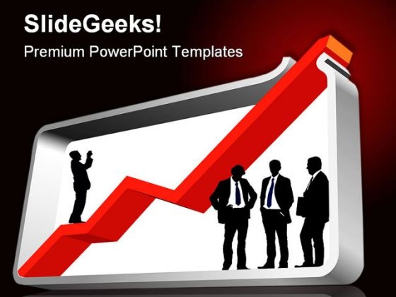 Large Graph Business PowerPoint Template 0910 Large Graph Business PowerPoint Template 0910