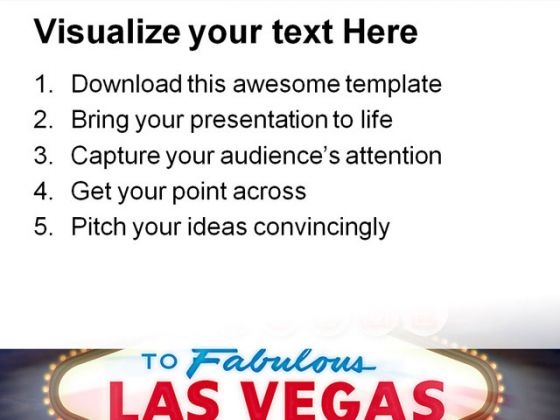 Las Vegas Sign Americana PowerPoint Templates And PowerPoint Backgrounds 0311 researched pre designed