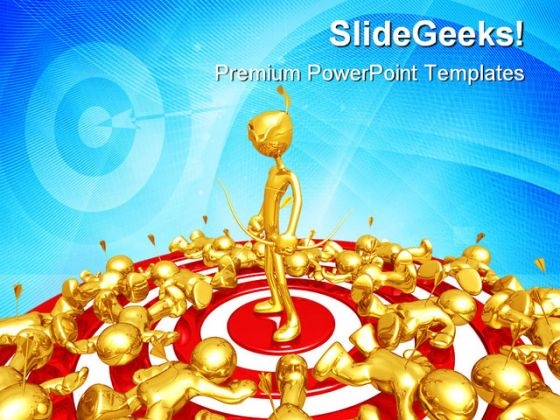 Last Man Standing On Target Business PowerPoint Templates And PowerPoint Backgrounds 0511 Last Man Standing On Target Business PowerPoint Templates And PowerPoint Backgrounds 0511