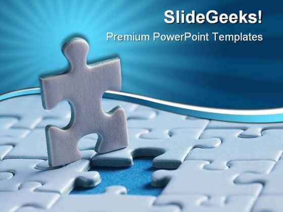 Last Puzzle Piece Business PowerPoint Themes And PowerPoint Slides 0511 Last Puzzle Piece Business PowerPoint Themes And PowerPoint Slides 0511