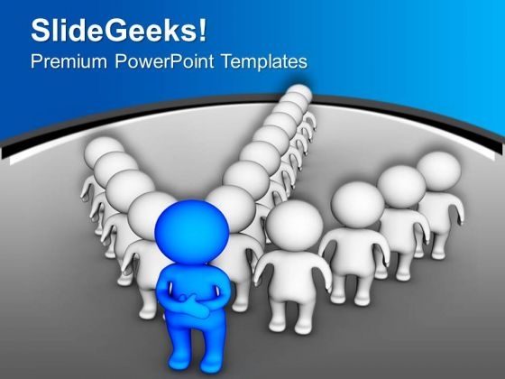 Lead And Give Help To Your Followers PowerPoint Templates Ppt Backgrounds For Slides 0713