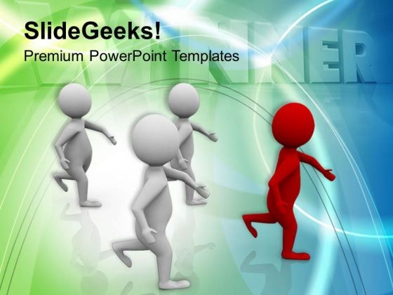 Lead The Crowd With Leadreship Skills PowerPoint Templates Ppt Backgrounds For Slides 0413