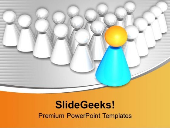 Leader Can Lead The Crowd PowerPoint Templates Ppt Backgrounds For Slides 0513 Leader Can Lead The Crowd PowerPoint Templates Ppt Backgrounds For Slides 0513