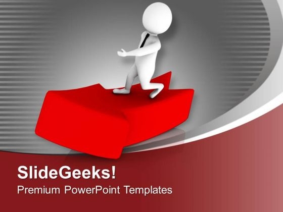 Leader On His Way To Success Achievement PowerPoint Templates Ppt Backgrounds For Slides 0313 Leader On His Way To Success Achievement PowerPoint Templates Ppt Backgrounds For Slides 0313