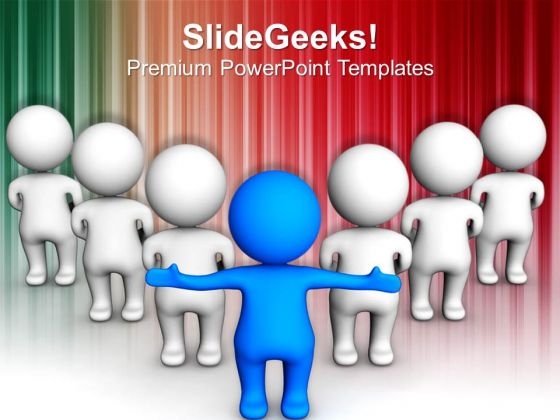 Leader Should Always Proud On His Team PowerPoint Templates Ppt Backgrounds For Slides 0713