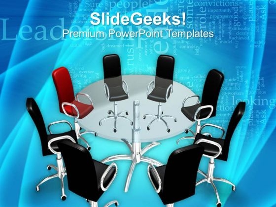 Leadership Concept On Conference Table PowerPoint Templates Ppt Backgrounds For Slides 0113 Leadership Concept On Conference Table PowerPoint Templates Ppt Backgrounds For Slides 0113