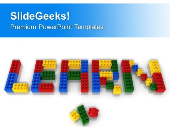 Learn Word With Lego Blocks PowerPoint Templates Ppt Backgrounds For Slides 0313 Learn Word With Lego Blocks PowerPoint Templates Ppt Backgrounds For Slides 0313