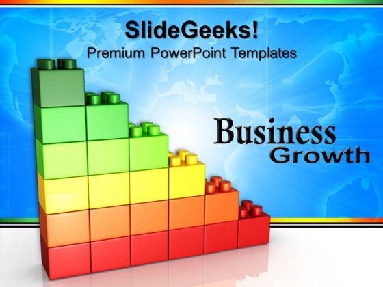 Lego Graph Growth Business PowerPoint Templates And PowerPoint Themes 0712 Lego Graph Growth Business PowerPoint Templates And PowerPoint Themes 0712