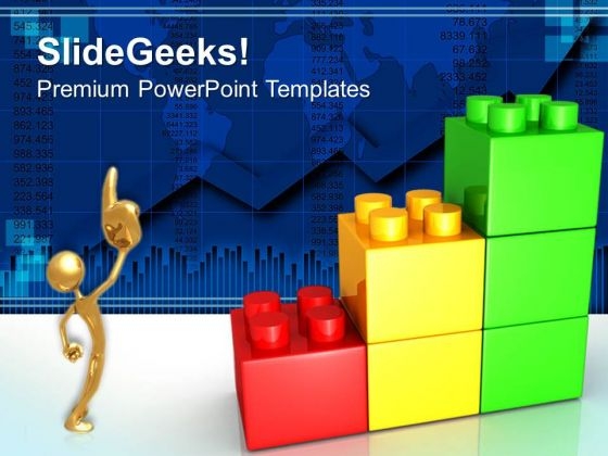 Lego Growth Chart Business PowerPoint Templates And PowerPoint Themes 0512