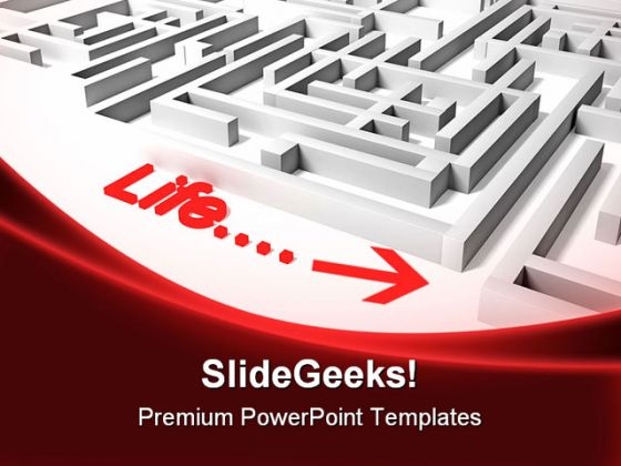 Life Shows Maze Future PowerPoint Backgrounds And Templates 1210 Life Shows Maze Future PowerPoint Backgrounds And Templates 1210