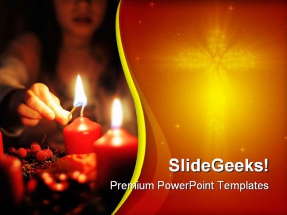 Light A Candle Beauty PowerPoint Templates And PowerPoint Backgrounds 0711 Light A Candle Beauty PowerPoint Templates And PowerPoint Backgrounds 0711