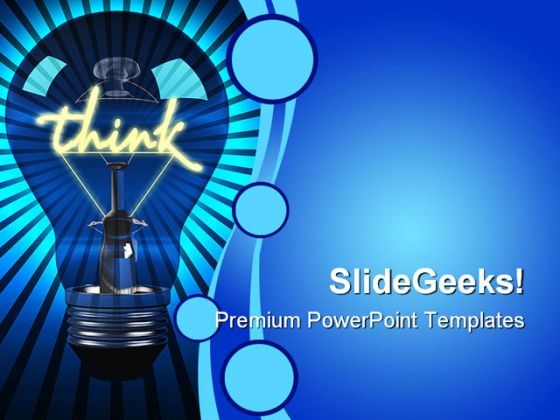 Light Bulb Business PowerPoint Templates And PowerPoint Backgrounds 0411 Light Bulb Business PowerPoint Templates And PowerPoint Backgrounds 0411