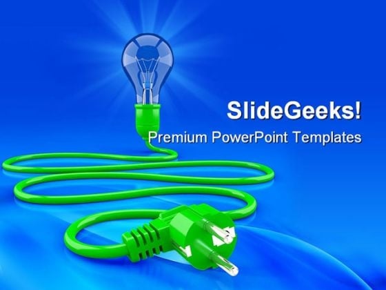Light Bulb Cable And Electrop Symbol PowerPoint Themes And PowerPoint Slides 0411 Light Bulb Cable And Electrop Symbol PowerPoint Themes And PowerPoint Slides 0411