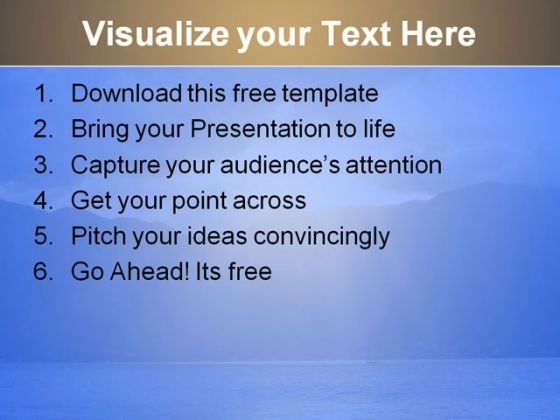 Beautiful Sunrise PowerPoint Template ideas unique