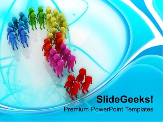Live A Diverse World PowerPoint Templates Ppt Backgrounds For Slides 0513