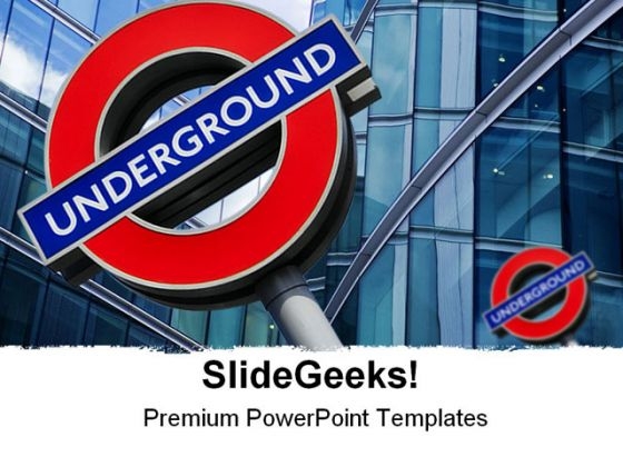 London Underground Travel PowerPoint Template 0910 London Underground Travel PowerPoint Template 0910