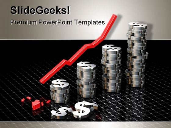 Loss Crisis Business PowerPoint Template 0910