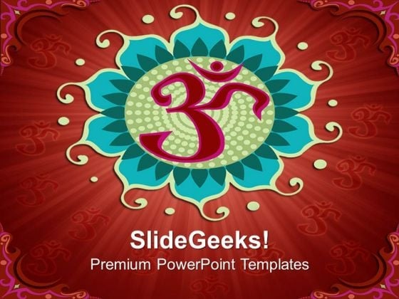 Lotus Aum Hinduism PowerPoint Templates And PowerPoint Themes 0712 Lotus Aum Hinduism PowerPoint Templates And PowerPoint Themes 0712