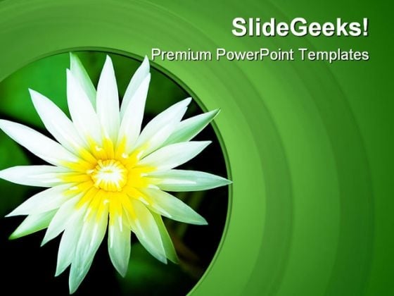 lotus flower nature powerpoint templates and powerpoint pp backgrounds