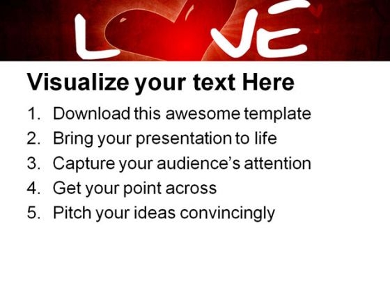 Love01 Wedding PowerPoint Template 0610 captivating graphical