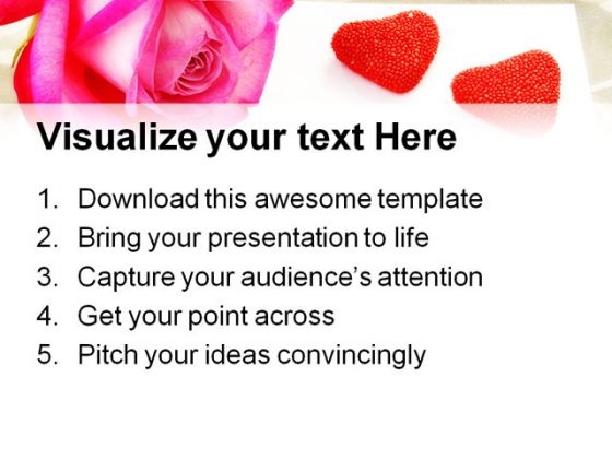 love letter rose wedding powerpoint templates and powerpoint love letter background template