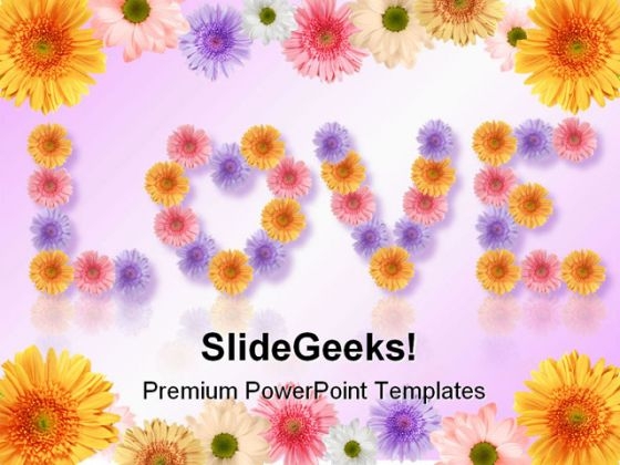 Love Nature PowerPoint Template 0610 Love Nature PowerPoint Template 0610