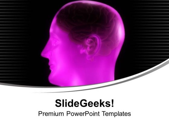 Magenta Pink Graphic Of Human Brain PowerPoint Templates Ppt Backgrounds For Slides 0613 Magenta Pink Graphic Of Human Brain PowerPoint Templates Ppt Backgrounds For Slides 0613