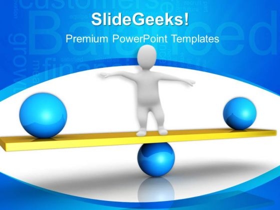 Maintain Balanced Finance PowerPoint Templates And PowerPoint Themes 0412