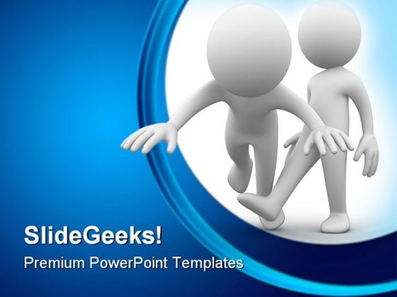 Make Him Fall Down Business PowerPoint Themes And PowerPoint Slides 0511 Make Him Fall Down Business PowerPoint Themes And PowerPoint Slides 0511