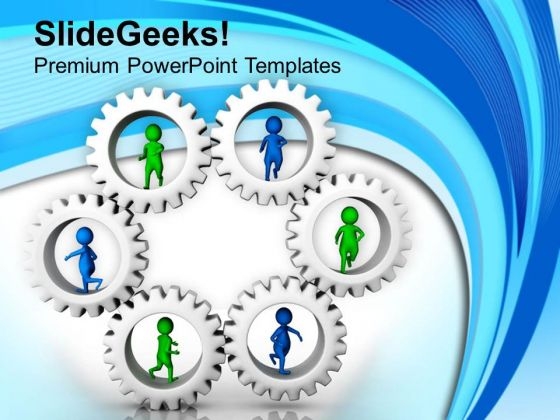 make your own gear for success powerpoint templates ppt backgrounds
