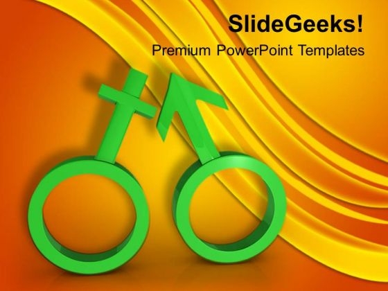 Male And Female Symbol PowerPoint Templates Ppt Backgrounds For Slides 0813 Male And Female Symbol PowerPoint Templates Ppt Backgrounds For Slides 0813