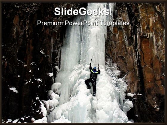 Man Doing Effort Sports PowerPoint Template 1110 Man Doing Effort Sports PowerPoint Template 1110