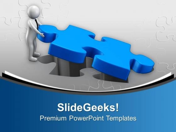 Man Finds Solution PowerPoint Templates Ppt Backgrounds For Slides 0713 Man Finds Solution PowerPoint Templates Ppt Backgrounds For Slides 0713