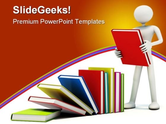 Man With Books Education PowerPoint Backgrounds And Templates 1210 Man With Books Education PowerPoint Backgrounds And Templates 1210