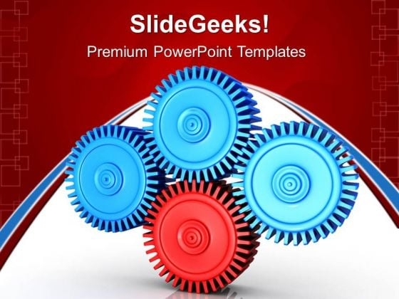 Manufacturing Gears Business PowerPoint Templates And PowerPoint Themes 0512