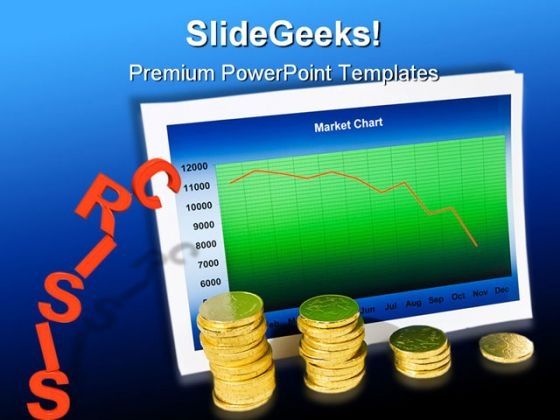Market Crisis Finance PowerPoint Template 0610 Market Crisis Finance PowerPoint Template 0610