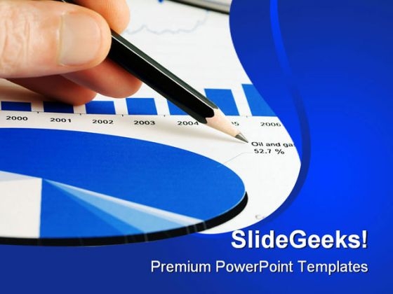Market Graph Business PowerPoint Template 0810 Market Graph Business PowerPoint Template 0810