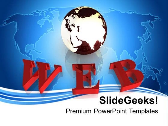 Media Of Communication Web PowerPoint Templates Ppt Backgrounds For Slides 0313