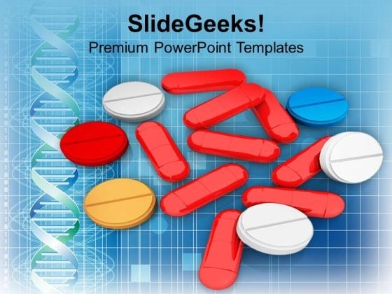 Medical Pills And Red Capsules PowerPoint Templates Ppt Backgrounds For Slides 0713 Medical Pills And Red Capsules PowerPoint Templates Ppt Backgrounds For Slides 0713